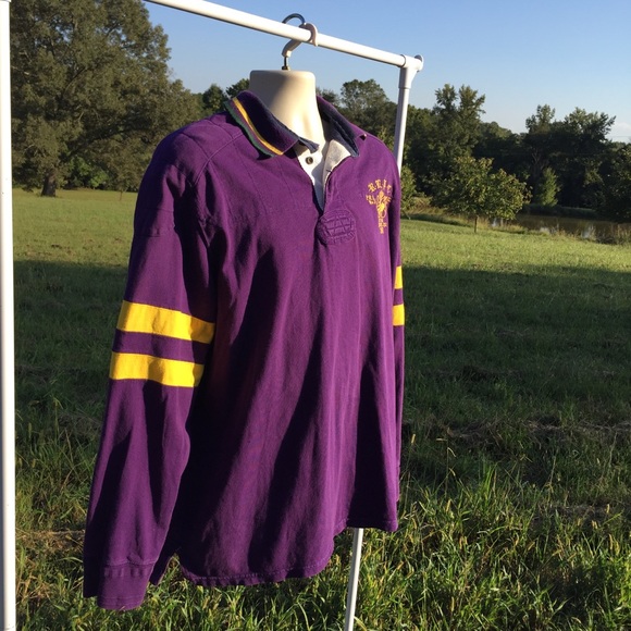 Vintage Polo Ralph Lauren NYC No 2 Rugby Shirt 2XL RARE COLLECTIBLE VG SHIRT - Picture 4 of 14